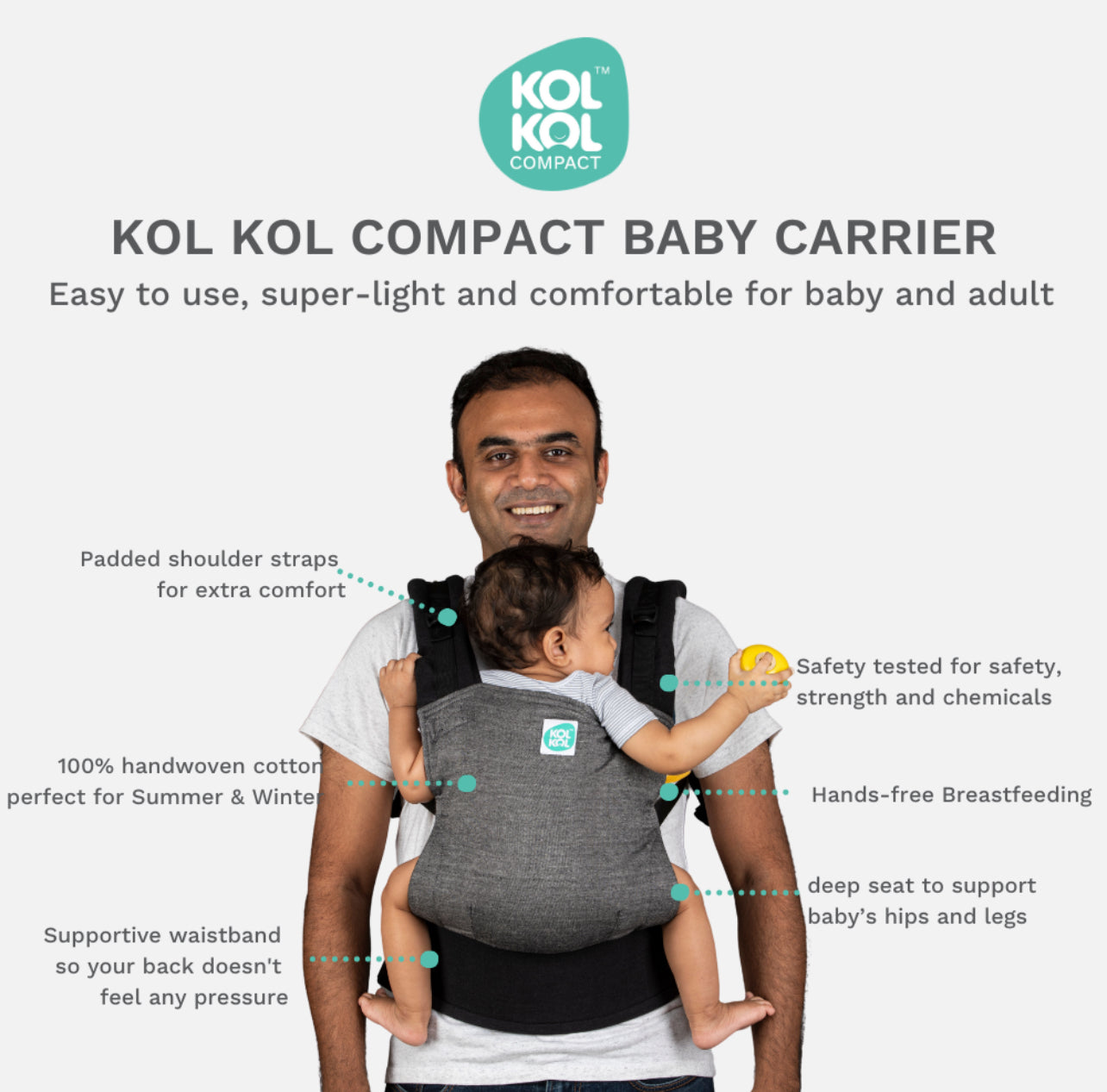Kol Kol Compact Toddler Carrier