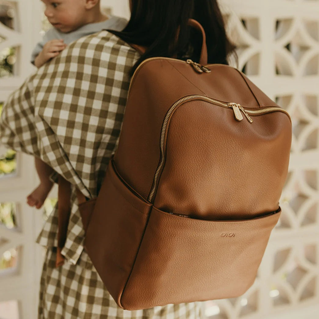 Multitasker Diaper Backpack - Chestnut