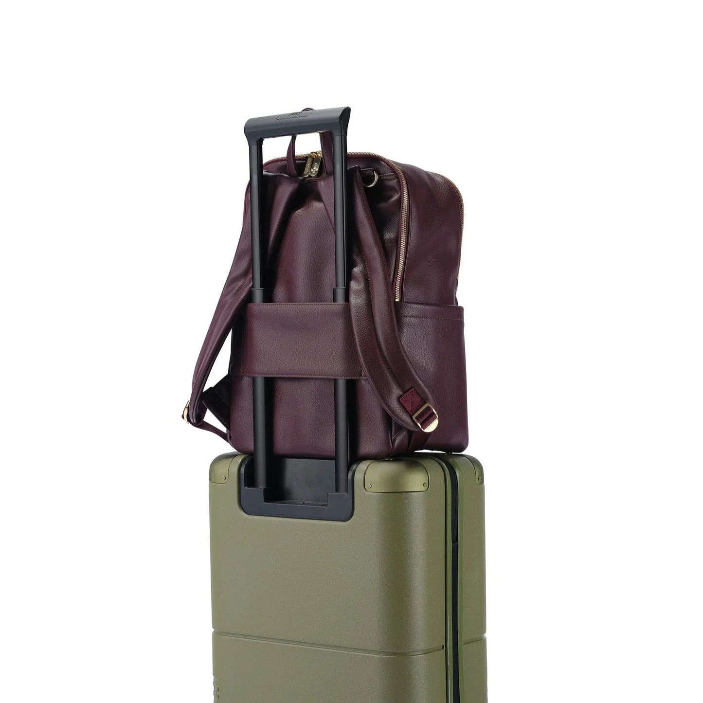 OiOi Multitasker Diaper Bag - Mulberry