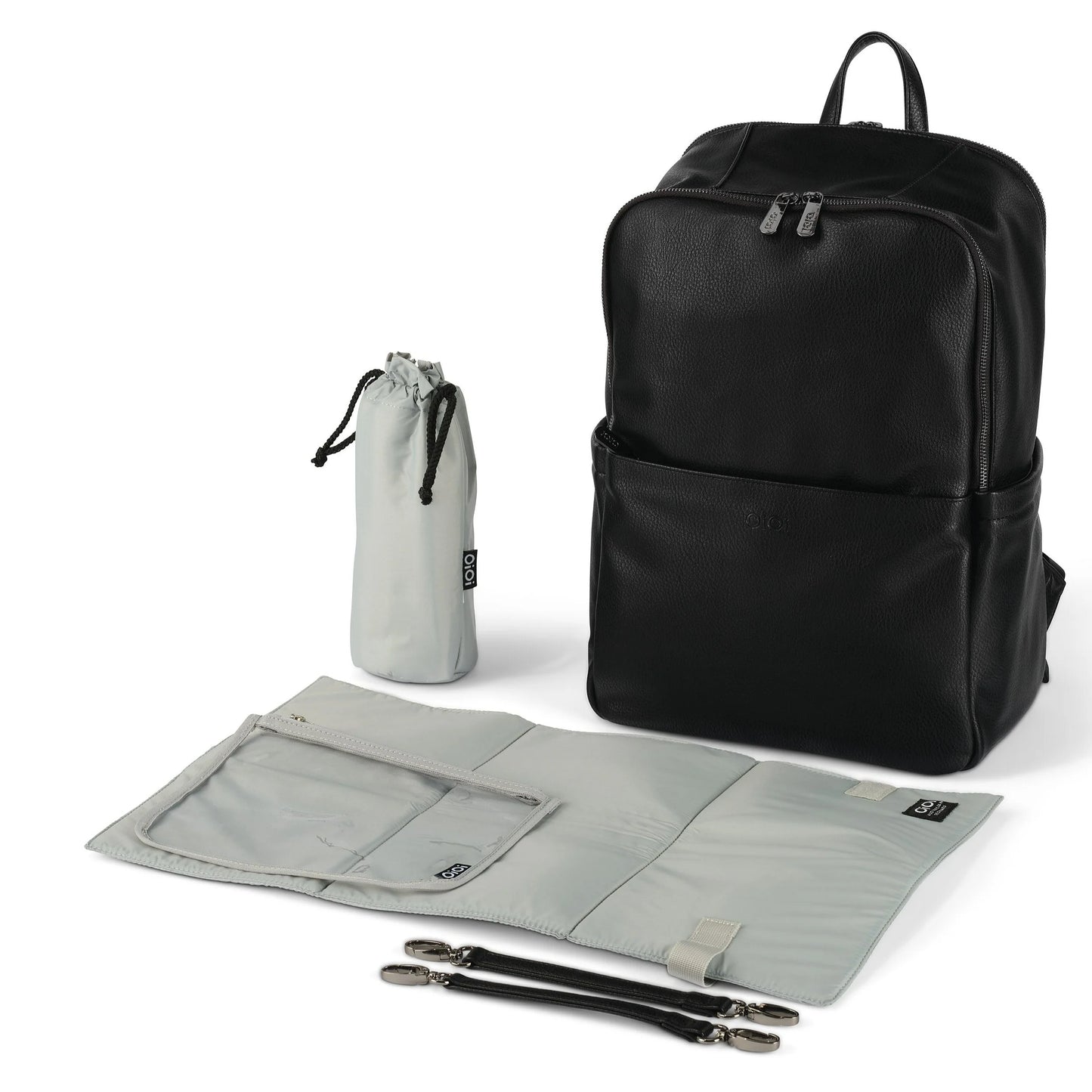 OiOi Multitasker Diaper Bag - Black