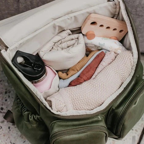 OiOi Faux Leather Signature Diaper Bags (Backpacks)