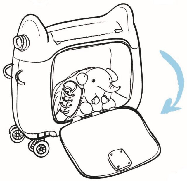 MuuHoo Kid Luggage (Flight sleeping friendly)