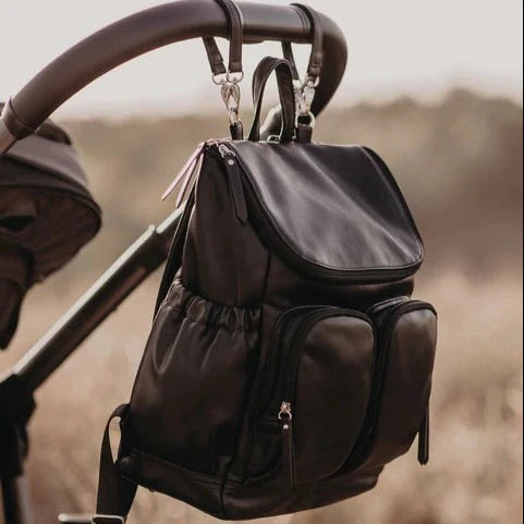 OiOi Faux Leather Signature Diaper Bags (Backpacks)