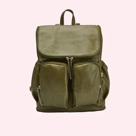OiOi Faux Leather Signature Diaper Bags (Backpacks)