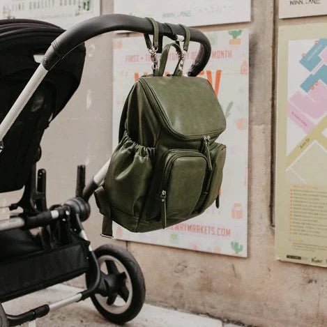 OiOi Faux Leather Signature Diaper Bags (Backpacks)