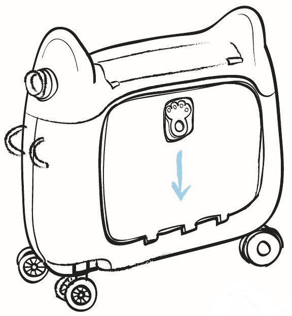 MuuHoo Kid Luggage (Flight sleeping friendly)