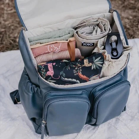 OiOi Faux Leather Signature Diaper Bags (Backpacks)