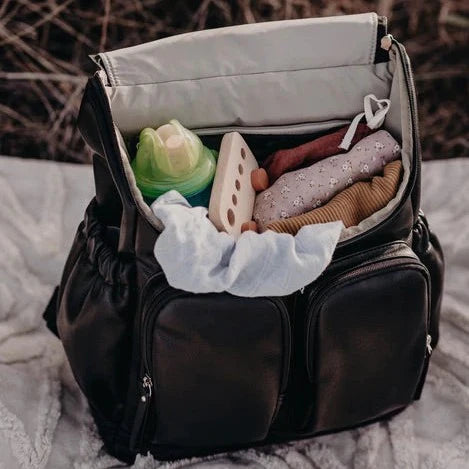 OiOi Faux Leather Signature Diaper Bags (Backpacks)