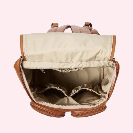 OiOi Faux Leather Signature Diaper Bags (Backpacks)