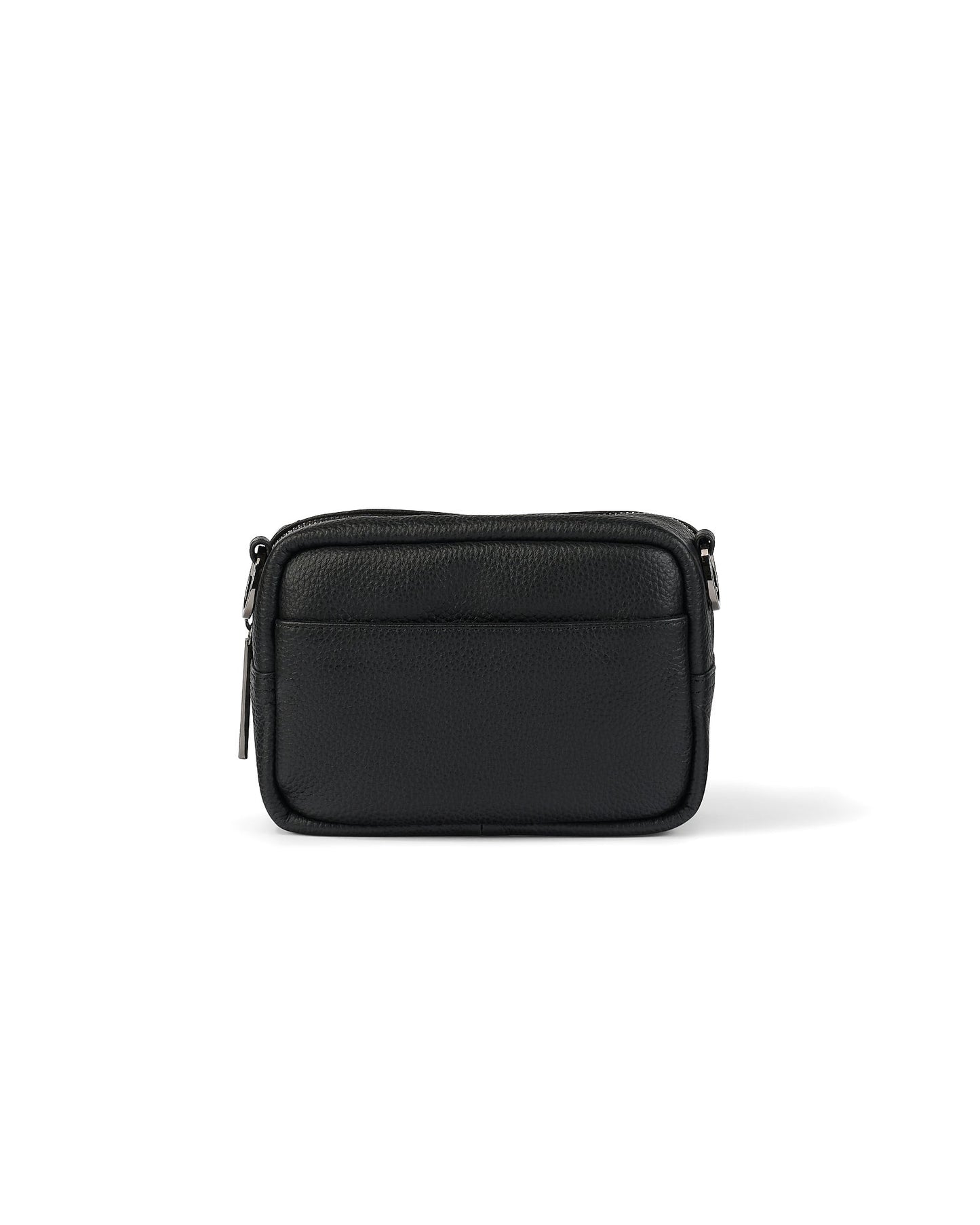 Playground Cross-Body Bag - Jet Black Genuine Leather