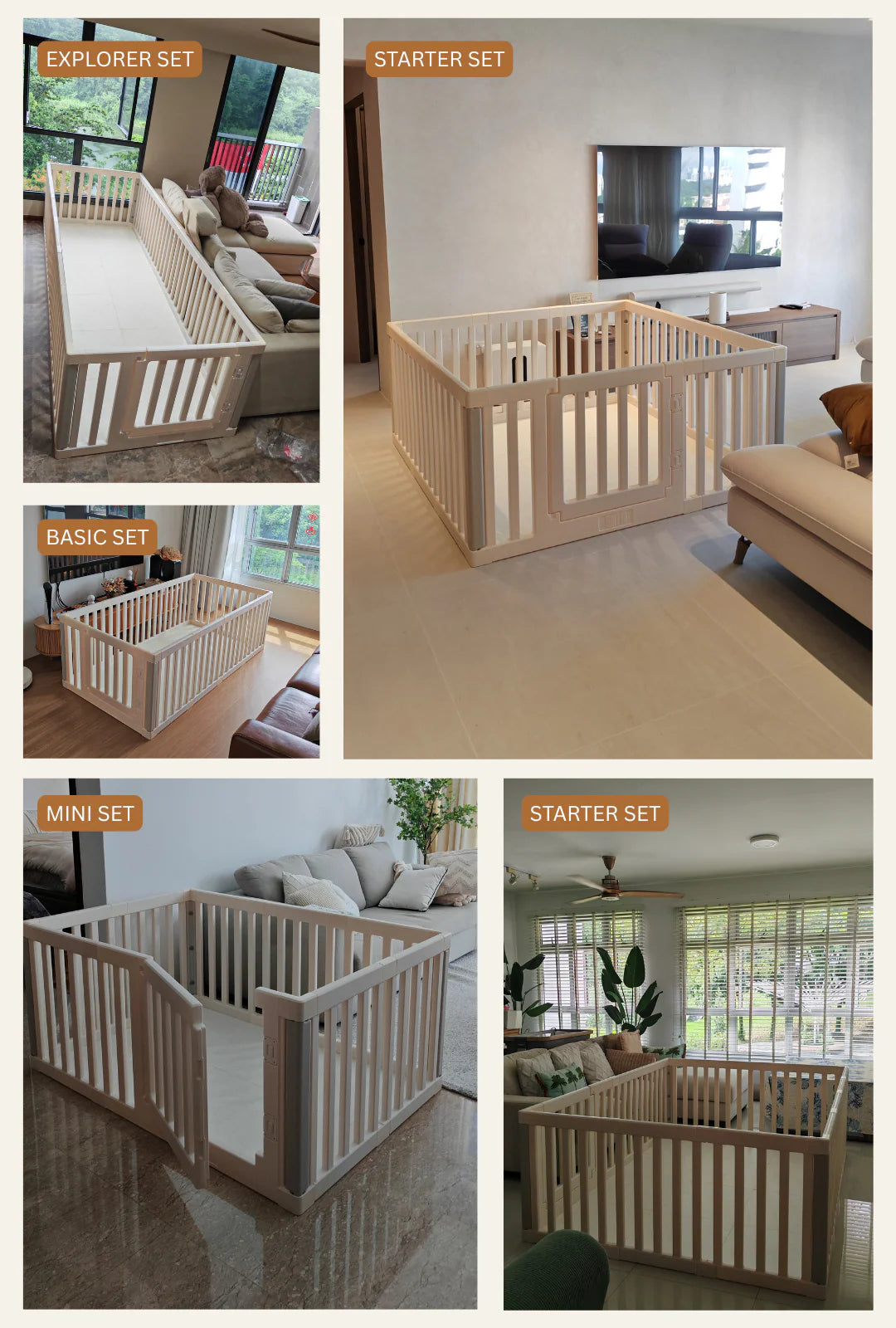 Modular Playpen by BomBom | Korea’s #1 Customisable Mat & Playfence for Kids