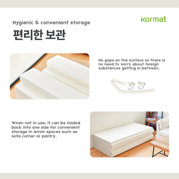 Folding Mat 8 Layers High Density Memory Fabric Foam
