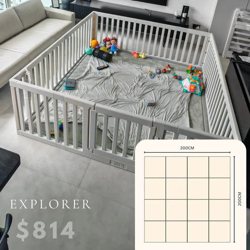 Modular Playpen by BomBom | Korea’s #1 Customisable Mat & Playfence for Kids