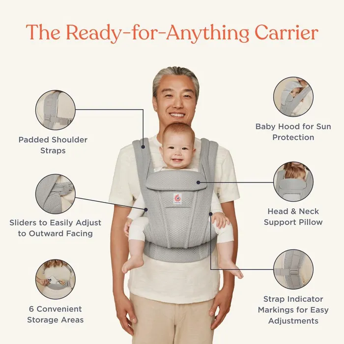 Ergobaby Omni Deluxe All-in-One Mesh Baby Carrier