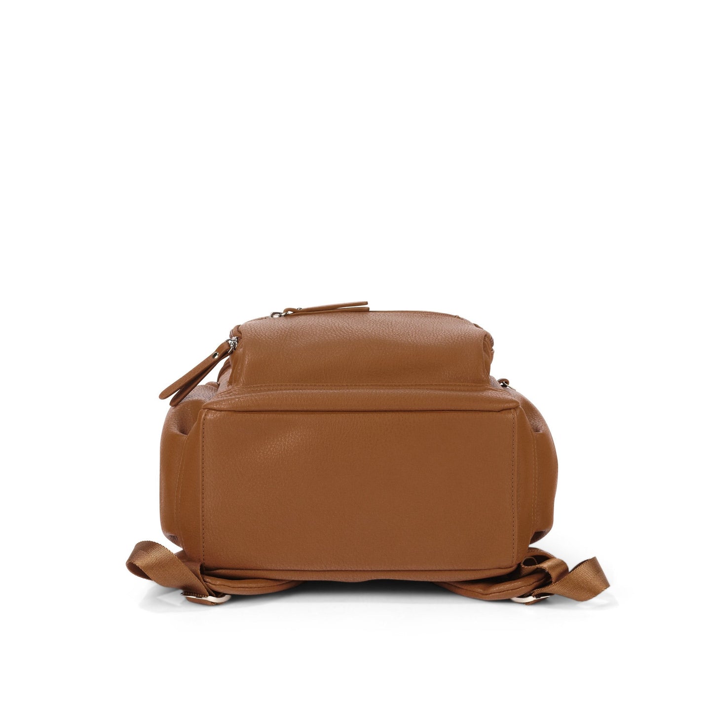 Mini Signature Backpack - Chestnut Brown Vegan Leather