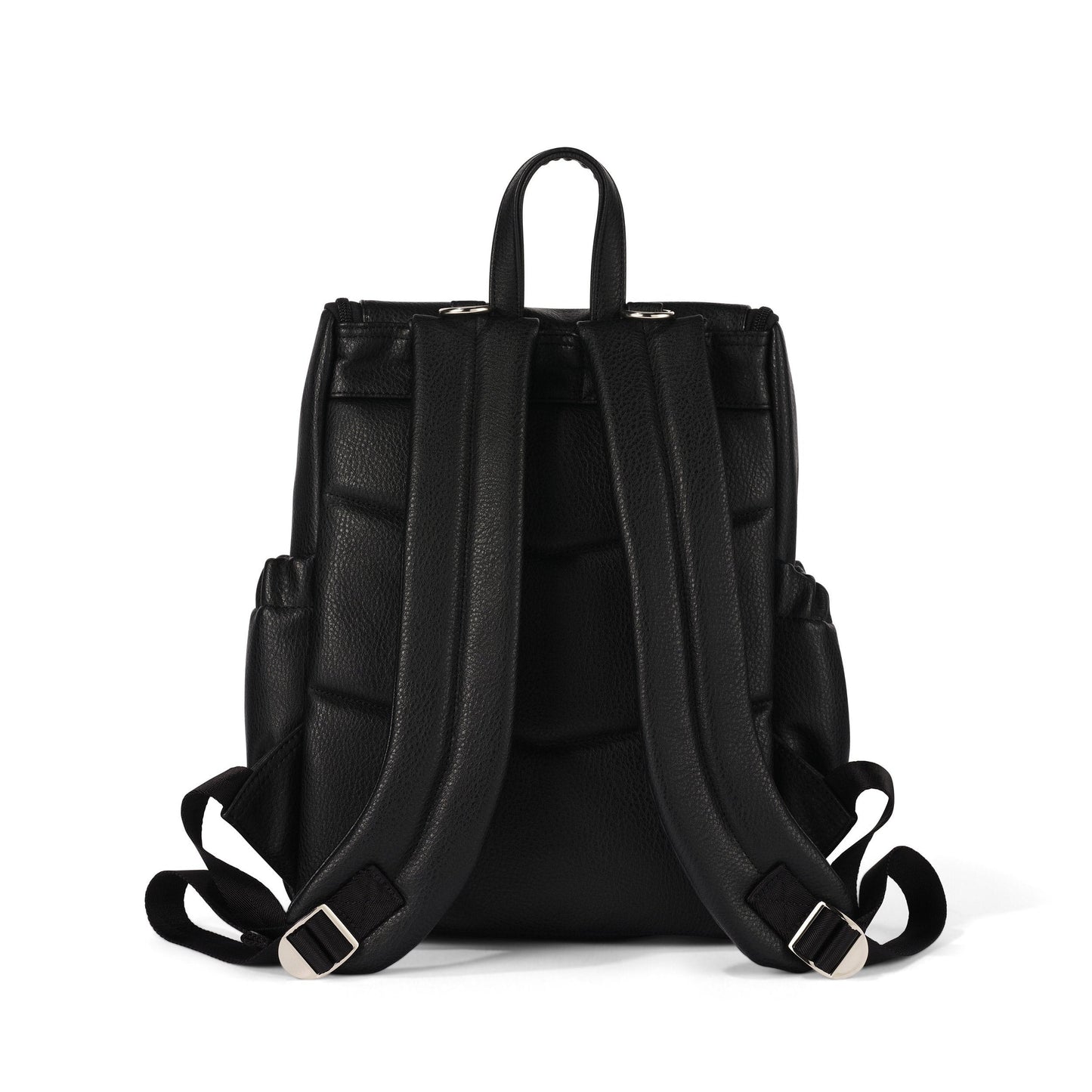 Mini Signature Backpack - Black Vegan Leather