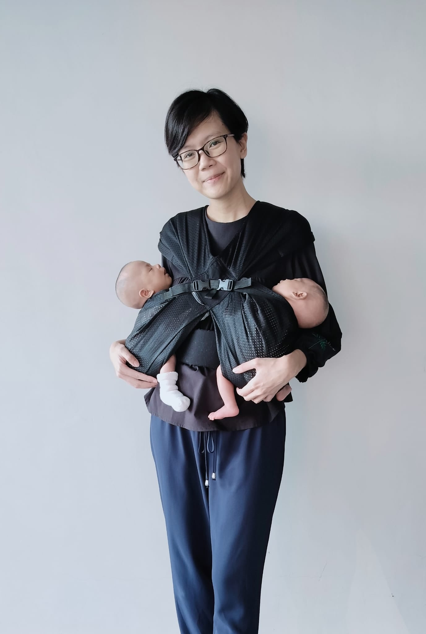 Baby Carrier Front And Back Porte-bébé Jumeaux Minimonkey Léger