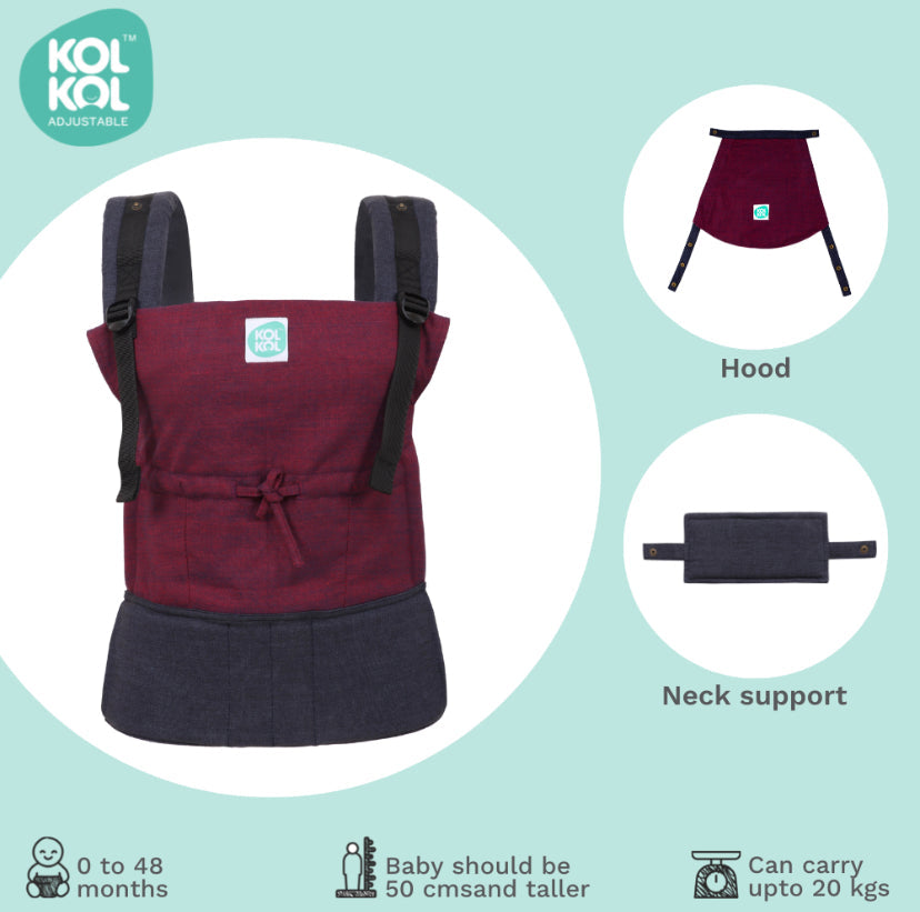 [SALES] Kol Kol Adjustable Infant to Toddler Carrier (for Baby Carriers Rental Philippines only)