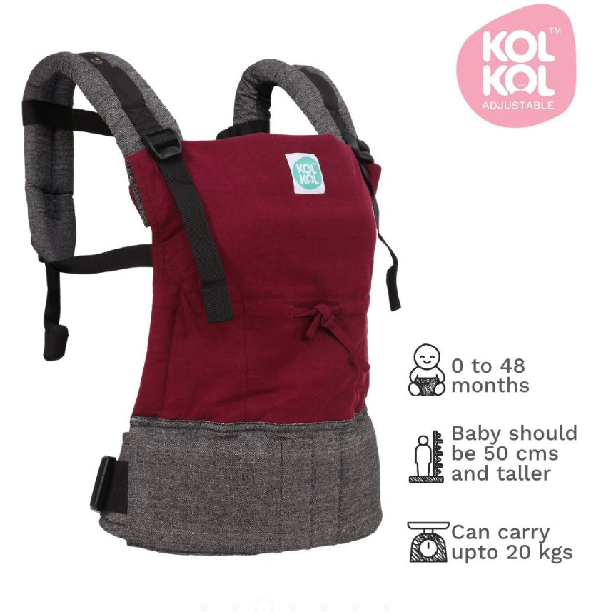 [SALES] Kol Kol Adjustable Infant to Toddler Carrier (for Baby Carriers Rental Philippines only)