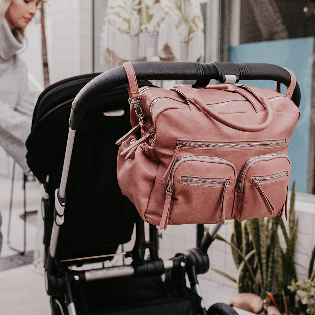 Dusty rose hotsell diaper bag